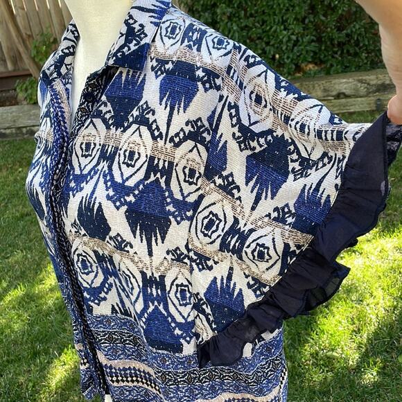 Kas Designs Batwing Blouse Women's Size Medium - Picture 4 of 13